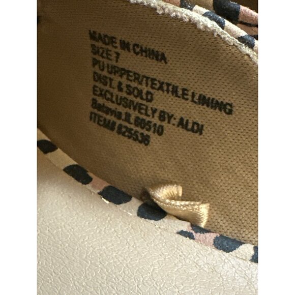 New Serra Leopard Print Slip-On Mules With Gold Chain Accent 7 Preppy Maximalist - Picture 9 of 10